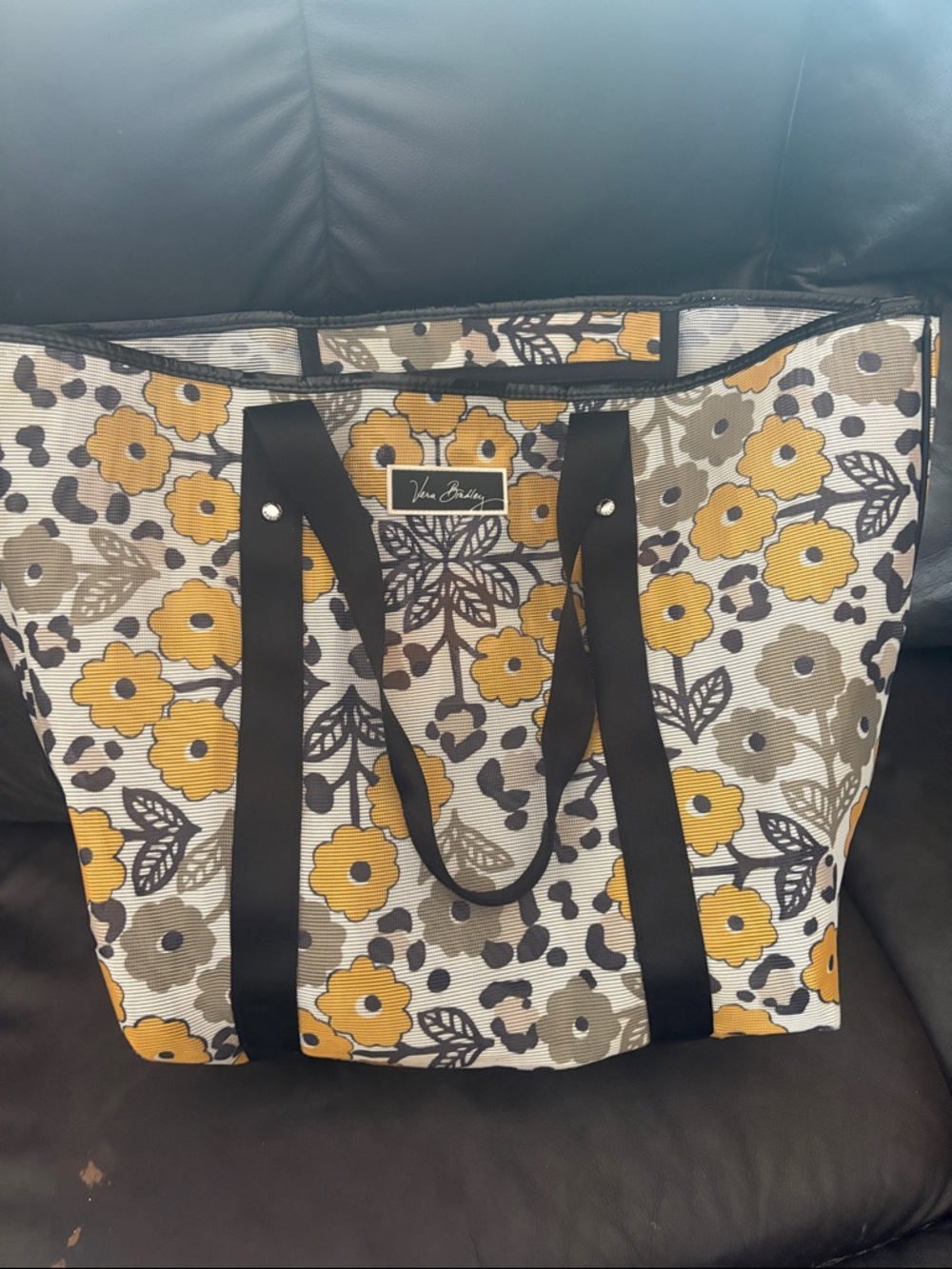Vera Bradley retired pattern Go Wild Mesh Tote